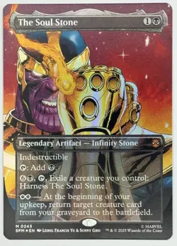 The Soul Stone (Borderless) Marvel's Spider-Man Foil - Image 1