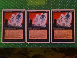 3x Animate Dead MTG 4th Edition - Image 1