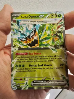 Pokemon Card Teal Mask Ogerpon ex 025/167 Twilight Masquerade Near Mint - Image 1
