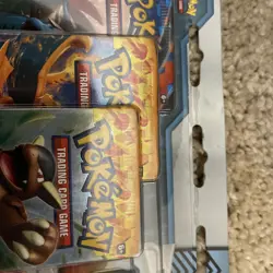 SEALED POKEMON 2014 3-Pack XY FLASHFIRE Blister Booster - Charizard pin - Image 2