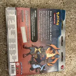 SEALED POKEMON 2014 3-Pack XY FLASHFIRE Blister Booster - Charizard pin - Image 3