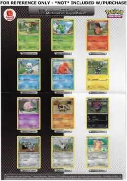 POKEMON B&W FIRST PARTNER LP HOLO Gen5 STARTER McDonald's *2011* PROMO #3 TEPIG - Image 2
