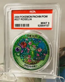 Roselia PRISM Pokemon Pachin (2004) - PSA 9 - POP 3, NONE HIGHER - Image 1