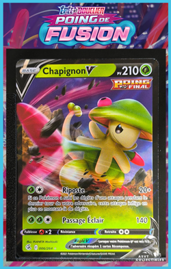 Carte Pokemon Chapignon V 006/264 EB08:Poing de Fusion Epee Bouclier - Image 1