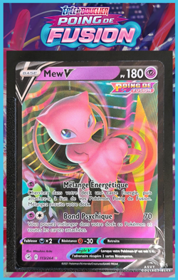 Carte Pokemon Mew V 113/264 EB08:Poing de Fusion Epee Bouclier - Image 1