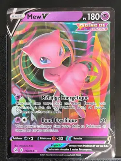 Carte Pokemon Mew V 113/264 EB08:Poing de Fusion Epee Bouclier - Image 2