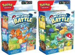 Set of 2 1 of Each Pokemon TCG My First Battle Starter Decks - Image 1
