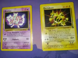 Mewtwo & Electabuzz Lot (Movie Promos) 02/53 Pokemon TCG Wotc 2000 - Image 2