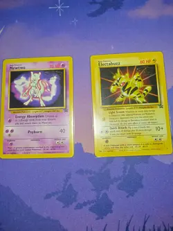 Mewtwo & Electabuzz Lot (Movie Promos) 02/53 Pokemon TCG Wotc 2000 - Image 3