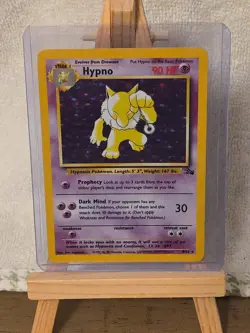 Pokemon TCG Hypno 8/62 Fossil Unlimited Holo Rare LP Condition - Image 1