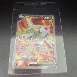 Pokemon TCG Chesnaught V (Full Art) Sword & Shield - Silver Tempest 171/195 Holo - Image 1