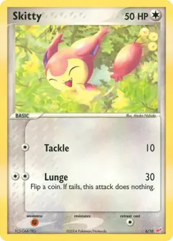 Skitty - 6/10 - Pokemon TCG EX Trainer Kit 1: Latias & Latios - LP - Image 1
