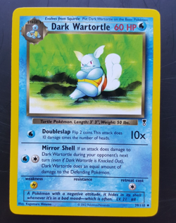 Dark Wartortle - 39/110 - Legendary Collection Uncommon Pokemon TCG 2002 - NM - Image 1