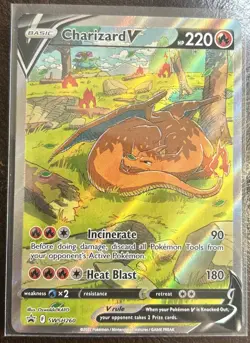 Pokemon TCG: Charizard V SWSH260 UPC Black Star Promo Full Art Ultra Rare NM - Image 3
