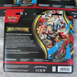 LOT OF 3 2025 Pokemon TCG Mega Evolution GOLDUCK Promo 3 Booster Pack Blister - Image 4