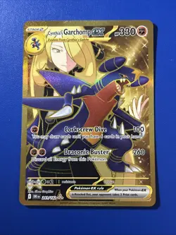 Pokemon TCG Destined Rivals Cynthia's Garchomp EX 241/182 Secret Rare NM English - Image 1