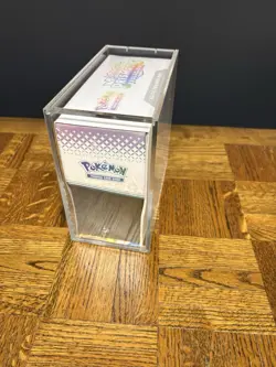 Pokemon Prismatic Evolutions ETB/NEW FACTORY SEALED W/acrylic Case Protector - Image 4