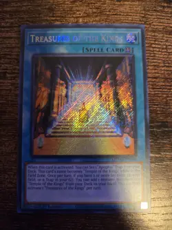 Yu-Gi-Oh MZTM-EN006 Treasure of the Kings Secret Rare 1st Edition - Image 1