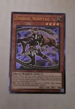 YGO Zoodiac Whiptail Ultimate Rare OTS Tournament Pack 5 NM OP05-EN002 - Image 1