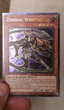 YGO Zoodiac Whiptail Ultimate Rare OTS Tournament Pack 5 NM OP05-EN002 - Image 3