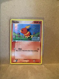 Torchic 65/100 Ex Crystal Guardians Reverse Holo Stamped Pokemon Card HP - Image 1