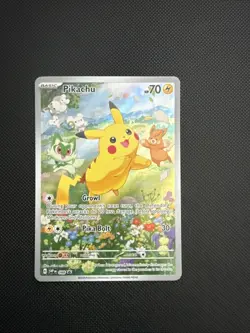 PIKACHU SVP 088 Scarlet & Violet Full Art Promo Pokemon Card Near Mint - Image 1