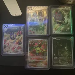 5 Full Art Card Lot Pokemon Random Sets All NM Condition - Image 1