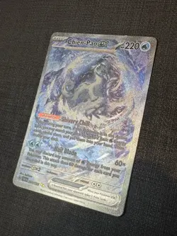 Pokemon TCG Chien-Pao EX 261/193 Sv02 Paldea Evolved Holo Card NM Condition - Image 2