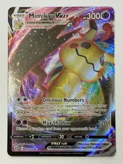 Pokemon Mimikyu VMAX Holo Ultra Rare TCG Card Brilliant Stars 069/172 - Image 1