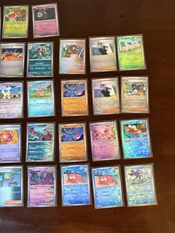 LOT of 37 Poke/Masterball Reverse Holo Pokemon Cards Prismatic Evolutions Eng - Image 3