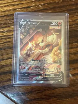 Flareon V SWSH179 Sword & Shield Black Star Promo Holo Pokemon Card NM/Mint - Image 4