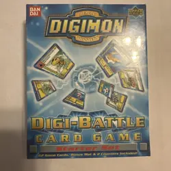 DIGIMON DIGI-BATTLE STARTER SET CARD GAME DECK ~ Factory Sealed - Image 1