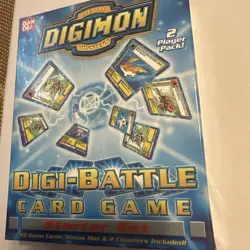 DIGIMON DIGI-BATTLE STARTER SET CARD GAME DECK ~ Factory Sealed - Image 2