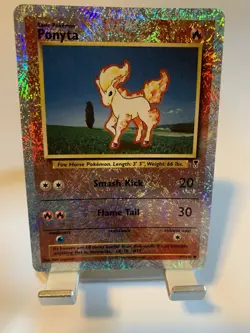 Pokemon TCG Ponyta Reverse Holo Card Legendary Collection 87/110 2002 - Image 1