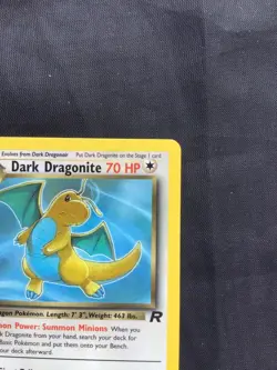 Pokemon Cards: Team Rocket 1st Edition Rare: Dark Dragonite 22/82 - Image 3