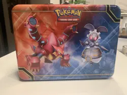 Pokemon Fall 2016 Collectors Chest Tin - Pencil + Notepad + Stickers - NO CARDS - Image 1