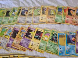 54 Unique Card Lot Base set Pocket Monsters Japanese Pokemon Near Mint NM - Image 3