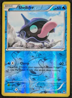 Shellder 2016 XY BREAKpoint Reverse Holo Pokemon Card 23/122 (NM) - Image 1