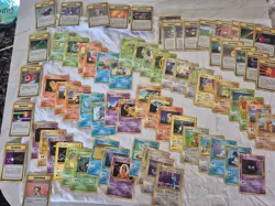 70 Unique Different Base Set Card Lot Pocket Monsters Japanese Rare Near Mint NM - Image 1