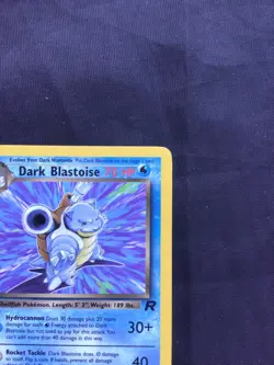 Pokemon Cards: Team Rocket 1st Edition Rare: Dark Blastoise 20/82 - Image 3