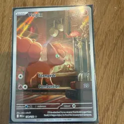Pokemon TCG Vulpix 138/132 2025 Mega Evolution Illustration Rare Card - NM - Image 1
