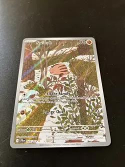 Pokemon Card - Swinub Sv09: Journey Together Set 165/159 Illustration Rare - Image 1