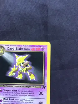 Pokemon Cards: Team Rocket 1st Edition Rare: Dark Alakazam 18/82 - Image 3