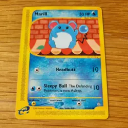 MARILL 53/147 POKEMON CARD (AQUAPOLIS SET) - Image 3