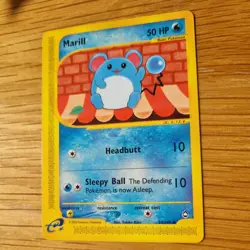 MARILL 53/147 POKEMON CARD (AQUAPOLIS SET) - Image 4