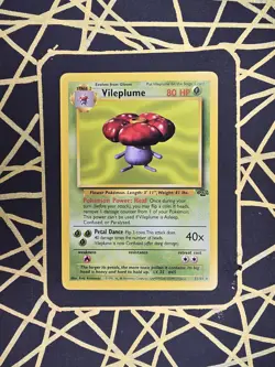 🔥 Vileplume 31/64 🔥 Original Non Holo Rare Jungle Set Pokemon Card WOTC 1999 - Image 2