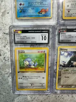 Pokemon Slab Bundle | 4 Cards PSA holo [SEE photos] 1st edition vintage - Image 4