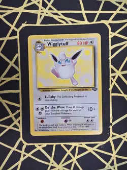 🔥 Wigglytuff 32/64 🔥 Original Non Holo Rare Jungle Set Pokemon Card WOTC 1999 - Image 2