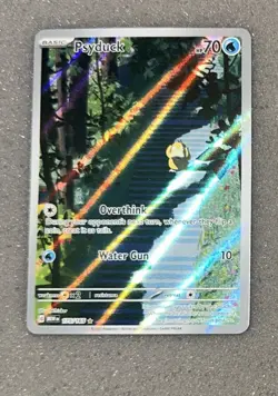 Pokemon Psyduck Trading Card - Overthink, Water Gun Moves - Image 3