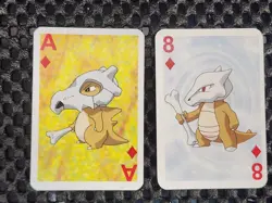Lot 2 Pokemon Cubone And Marowak 1999 Mini Deck Poker Playing Cards 2.5x1.75in - Image 1
